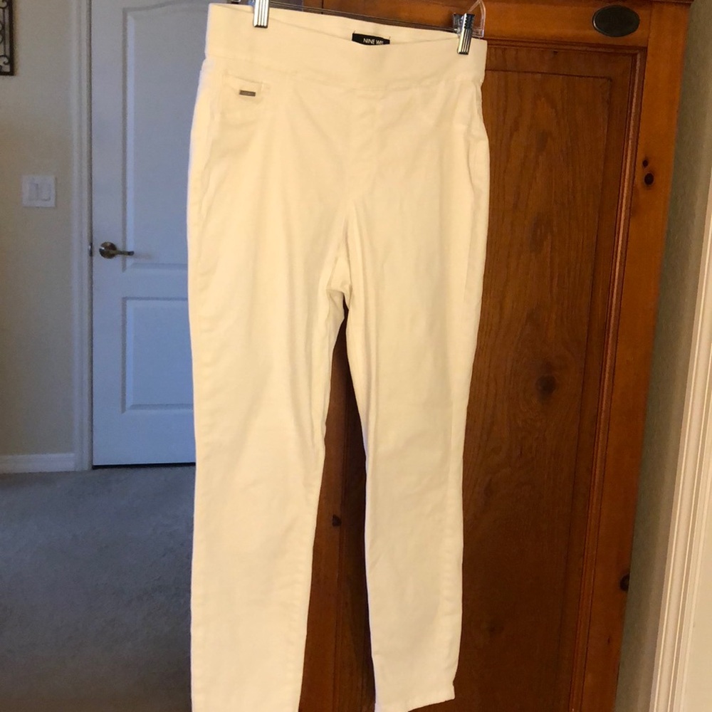 Skinny pull on pants